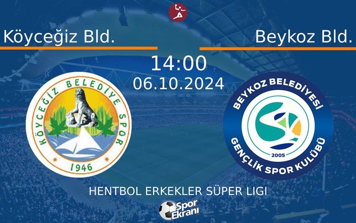 06 Ekim 2024 Köyceğiz Bld. vs Beykoz Bld. maçı Hangi Kanalda Saat Kaçta Yayınlanacak? 06 Ekim 2024 Köyceğiz Bld. vs Beykoz Bld. maçı Hangi Kanalda Saat Kaçta Yayınlanacak?