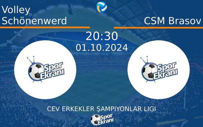 01 Ekim 2024 Volley Schönenwerd vs CSM Brasov maçı Hangi Kanalda Saat Kaçta Yayınlanacak? 01 Ekim 2024 Volley Schönenwerd vs CSM Brasov maçı Hangi Kanalda Saat Kaçta Yayınlanacak?
