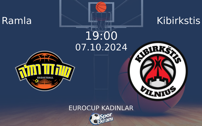 07 Ekim 2024 Ramla vs Kibirkstis maçı Hangi Kanalda Saat Kaçta Yayınlanacak? 07 Ekim 2024 Ramla vs Kibirkstis maçı Hangi Kanalda Saat Kaçta Yayınlanacak?