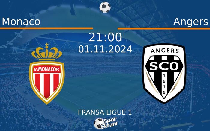 01 Kasım 2024 Monaco vs Angers maçı Hangi Kanalda Saat Kaçta Yayınlanacak? 01 Kasım 2024 Monaco vs Angers maçı Hangi Kanalda Saat Kaçta Yayınlanacak?