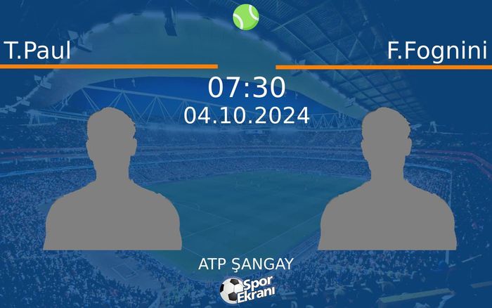 04 Ekim 2024 T.Paul vs F.Fognini maçı Hangi Kanalda Saat Kaçta Yayınlanacak?