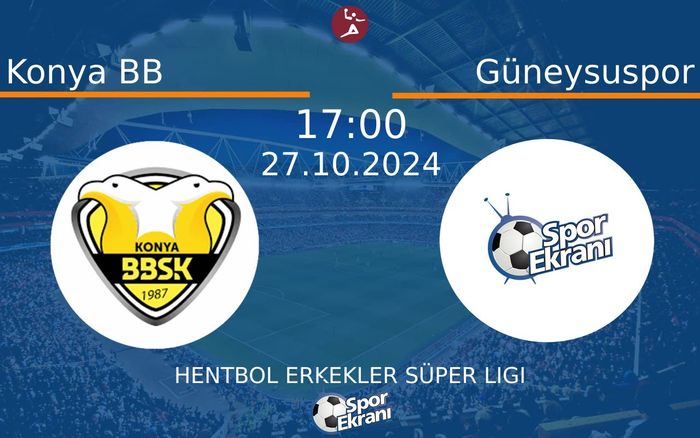 27 Ekim 2024 Konya BB vs Güneysuspor maçı Hangi Kanalda Saat Kaçta Yayınlanacak? 27 Ekim 2024 Konya BB vs Güneysuspor maçı Hangi Kanalda Saat Kaçta Yayınlanacak?