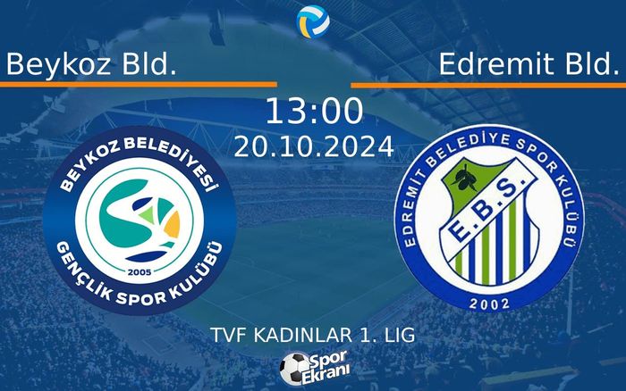 20 Ekim 2024 Beykoz Bld. vs Edremit Bld. maçı Hangi Kanalda Saat Kaçta Yayınlanacak? 20 Ekim 2024 Beykoz Bld. vs Edremit Bld. maçı Hangi Kanalda Saat Kaçta Yayınlanacak?