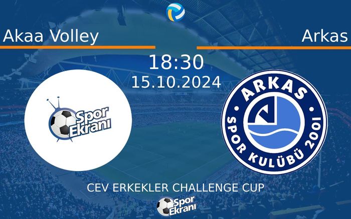 15 Ekim 2024 Akaa Volley vs Arkas maçı Hangi Kanalda Saat Kaçta Yayınlanacak? 15 Ekim 2024 Akaa Volley vs Arkas maçı Hangi Kanalda Saat Kaçta Yayınlanacak?