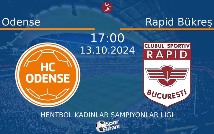 13 Ekim 2024 Odense vs Rapid Bükreş maçı Hangi Kanalda Saat Kaçta Yayınlanacak? 13 Ekim 2024 Odense vs Rapid Bükreş maçı Hangi Kanalda Saat Kaçta Yayınlanacak?