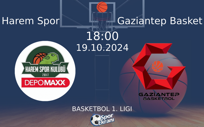 19 Ekim 2024 Harem Spor vs Gaziantep Basket maçı Hangi Kanalda Saat Kaçta Yayınlanacak? 19 Ekim 2024 Harem Spor vs Gaziantep Basket maçı Hangi Kanalda Saat Kaçta Yayınlanacak?