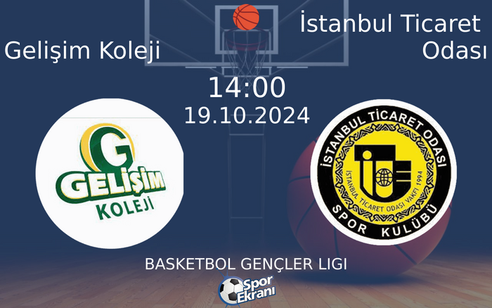 19 Ekim 2024 Gelişim Koleji vs İstanbul Ticaret Odası maçı Hangi Kanalda Saat Kaçta Yayınlanacak? 19 Ekim 2024 Gelişim Koleji vs İstanbul Ticaret Odası maçı Hangi Kanalda Saat Kaçta Yayınlanacak?