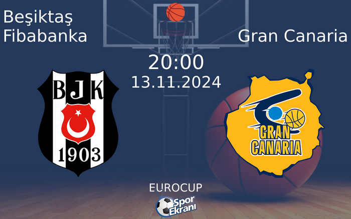 13 Kasım 2024 Beşiktaş Fibabanka vs Gran Canaria maçı Hangi Kanalda Saat Kaçta Yayınlanacak? 13 Kasım 2024 Beşiktaş Fibabanka vs Gran Canaria maçı Hangi Kanalda Saat Kaçta Yayınlanacak?