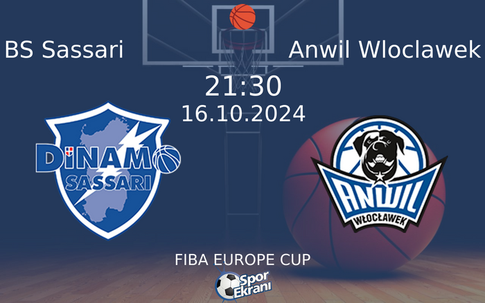 16 Ekim 2024 BS Sassari vs Anwil Wloclawek maçı Hangi Kanalda Saat Kaçta Yayınlanacak? 16 Ekim 2024 BS Sassari vs Anwil Wloclawek maçı Hangi Kanalda Saat Kaçta Yayınlanacak?