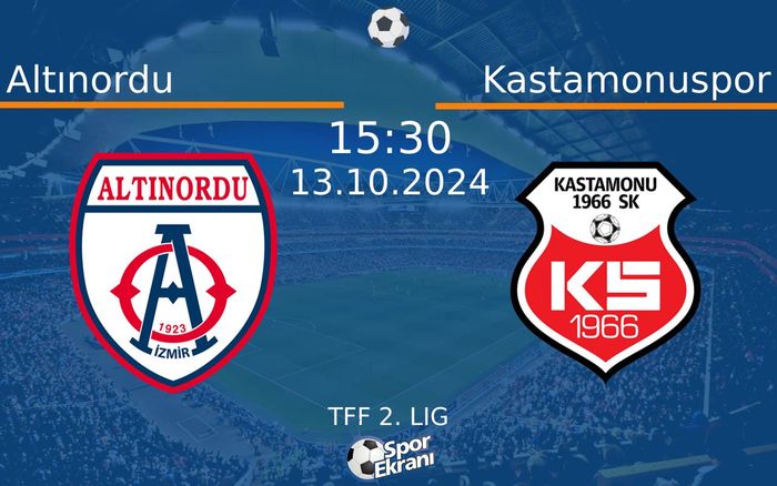 13 Ekim 2024 Altınordu vs Kastamonuspor maçı Hangi Kanalda Saat Kaçta Yayınlanacak? 13 Ekim 2024 Altınordu vs Kastamonuspor maçı Hangi Kanalda Saat Kaçta Yayınlanacak?