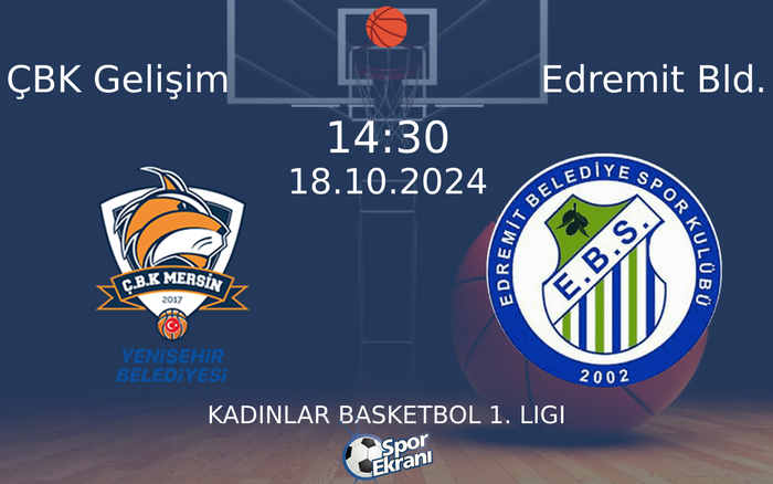 18 Ekim 2024 ÇBK Gelişim vs Edremit Bld. maçı Hangi Kanalda Saat Kaçta Yayınlanacak? 18 Ekim 2024 ÇBK Gelişim vs Edremit Bld. maçı Hangi Kanalda Saat Kaçta Yayınlanacak?