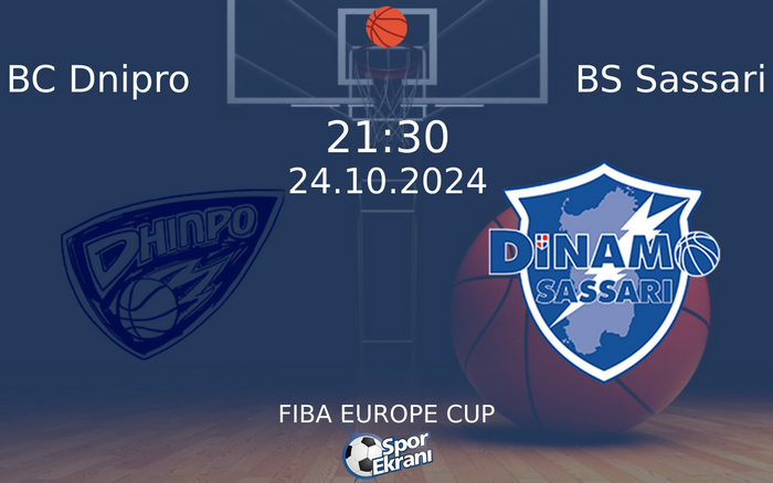 24 Ekim 2024 BC Dnipro vs BS Sassari maçı Hangi Kanalda Saat Kaçta Yayınlanacak? 24 Ekim 2024 BC Dnipro vs BS Sassari maçı Hangi Kanalda Saat Kaçta Yayınlanacak?