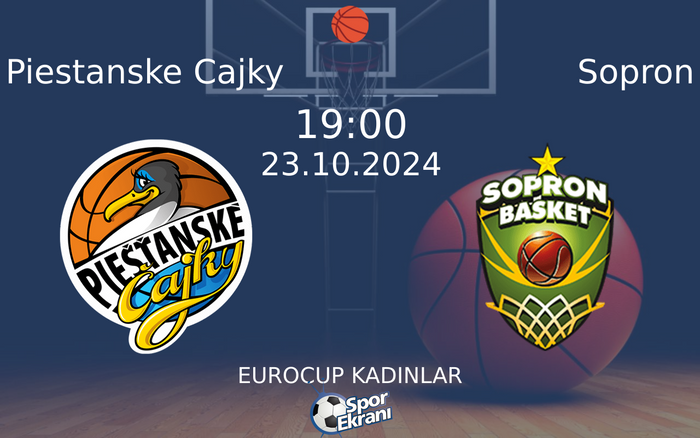 23 Ekim 2024 Piestanske Cajky vs Sopron maçı Hangi Kanalda Saat Kaçta Yayınlanacak? 23 Ekim 2024 Piestanske Cajky vs Sopron maçı Hangi Kanalda Saat Kaçta Yayınlanacak?