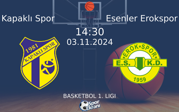 03 Kasım 2024 Kapaklı Spor vs Esenler Erokspor maçı Hangi Kanalda Saat Kaçta Yayınlanacak? 03 Kasım 2024 Kapaklı Spor vs Esenler Erokspor maçı Hangi Kanalda Saat Kaçta Yayınlanacak?