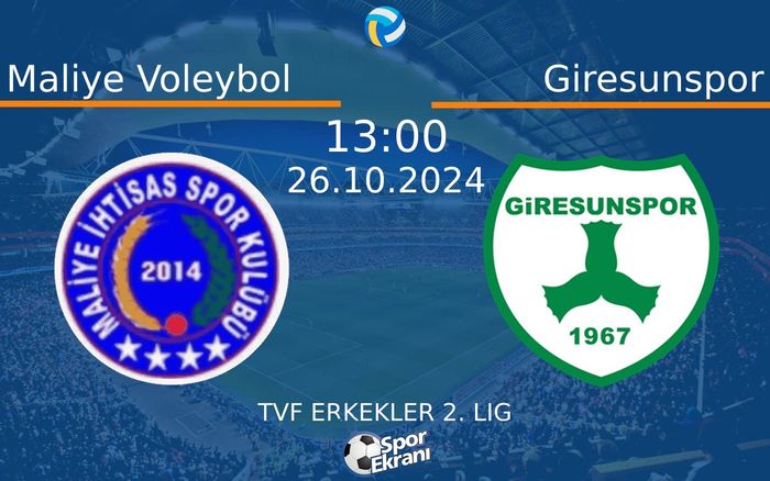26 Ekim 2024 Maliye Voleybol vs Giresunspor maçı Hangi Kanalda Saat Kaçta Yayınlanacak? 26 Ekim 2024 Maliye Voleybol vs Giresunspor maçı Hangi Kanalda Saat Kaçta Yayınlanacak?