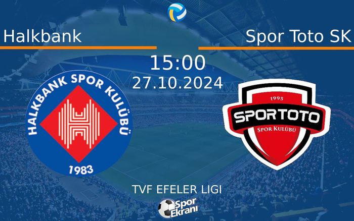 27 Ekim 2024 Halkbank vs Spor Toto SK maçı Hangi Kanalda Saat Kaçta Yayınlanacak? 27 Ekim 2024 Halkbank vs Spor Toto SK maçı Hangi Kanalda Saat Kaçta Yayınlanacak?