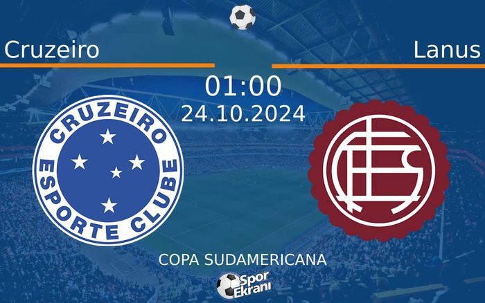 24 Ekim 2024 Cruzeiro vs Lanus maçı Hangi Kanalda Saat Kaçta Yayınlanacak? 24 Ekim 2024 Cruzeiro vs Lanus maçı Hangi Kanalda Saat Kaçta Yayınlanacak?