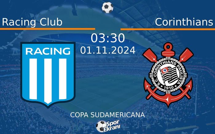 01 Kasım 2024 Racing Club vs Corinthians maçı Hangi Kanalda Saat Kaçta Yayınlanacak? 01 Kasım 2024 Racing Club vs Corinthians maçı Hangi Kanalda Saat Kaçta Yayınlanacak?