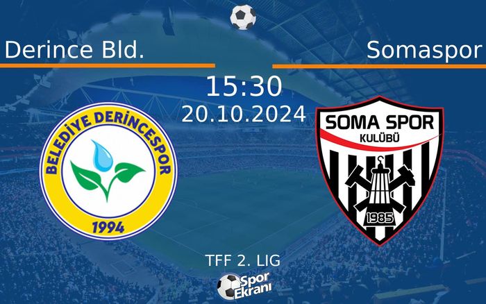 20 Ekim 2024 Derince Bld. vs Somaspor maçı Hangi Kanalda Saat Kaçta Yayınlanacak? 20 Ekim 2024 Derince Bld. vs Somaspor maçı Hangi Kanalda Saat Kaçta Yayınlanacak?