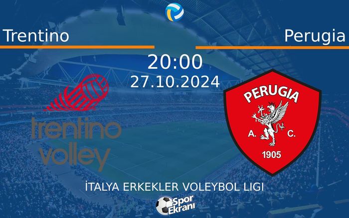 27 Ekim 2024 Trentino vs Perugia maçı Hangi Kanalda Saat Kaçta Yayınlanacak? 27 Ekim 2024 Trentino vs Perugia maçı Hangi Kanalda Saat Kaçta Yayınlanacak?