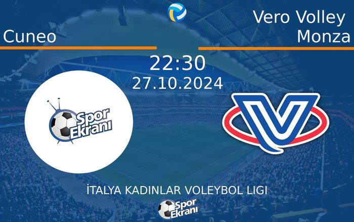 27 Ekim 2024 Cuneo vs Vero Volley Monza maçı Hangi Kanalda Saat Kaçta Yayınlanacak? 27 Ekim 2024 Cuneo vs Vero Volley Monza maçı Hangi Kanalda Saat Kaçta Yayınlanacak?