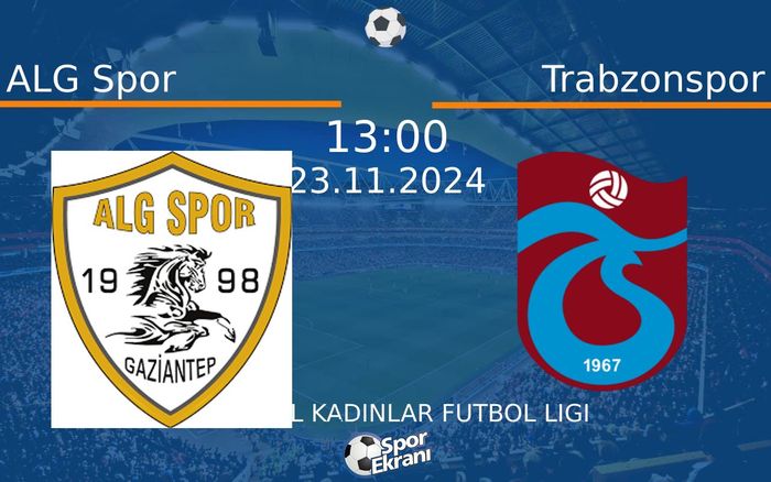 23 Kasım 2024 ALG Spor vs Trabzonspor maçı Hangi Kanalda Saat Kaçta Yayınlanacak? 23 Kasım 2024 ALG Spor vs Trabzonspor maçı Hangi Kanalda Saat Kaçta Yayınlanacak?