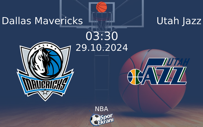 29 Ekim 2024 Dallas Mavericks vs Utah Jazz maçı Hangi Kanalda Saat Kaçta Yayınlanacak? 29 Ekim 2024 Dallas Mavericks vs Utah Jazz maçı Hangi Kanalda Saat Kaçta Yayınlanacak?