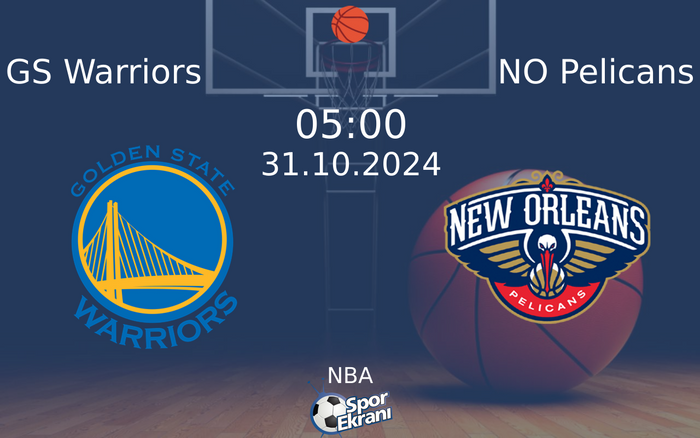 31 Ekim 2024 GS Warriors vs NO Pelicans maçı Hangi Kanalda Saat Kaçta Yayınlanacak? 31 Ekim 2024 GS Warriors vs NO Pelicans maçı Hangi Kanalda Saat Kaçta Yayınlanacak?