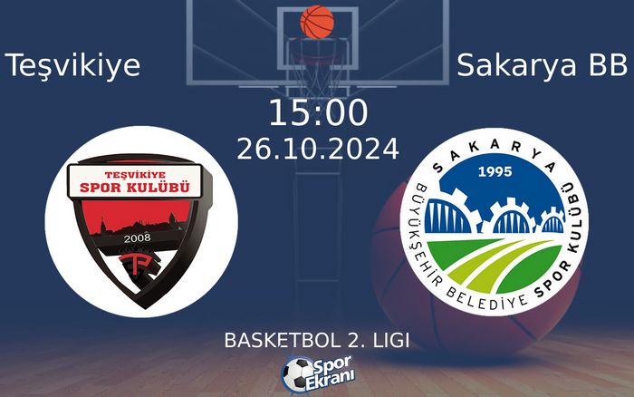 26 Ekim 2024 Teşvikiye vs Sakarya BB maçı Hangi Kanalda Saat Kaçta Yayınlanacak? 26 Ekim 2024 Teşvikiye vs Sakarya BB maçı Hangi Kanalda Saat Kaçta Yayınlanacak?