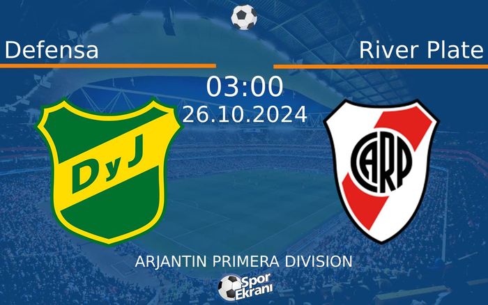 26 Ekim 2024 Defensa vs River Plate maçı Hangi Kanalda Saat Kaçta Yayınlanacak? 26 Ekim 2024 Defensa vs River Plate maçı Hangi Kanalda Saat Kaçta Yayınlanacak?