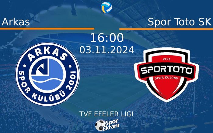 03 Kasım 2024 Arkas vs Spor Toto SK maçı Hangi Kanalda Saat Kaçta Yayınlanacak? 03 Kasım 2024 Arkas vs Spor Toto SK maçı Hangi Kanalda Saat Kaçta Yayınlanacak?