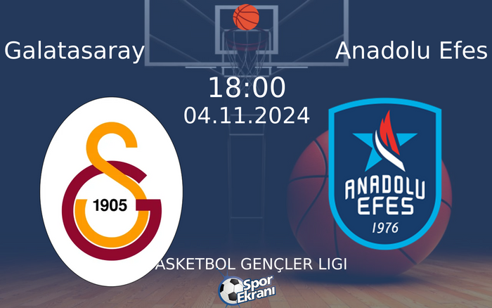 04 Kasım 2024 Galatasaray vs Anadolu Efes maçı Hangi Kanalda Saat Kaçta Yayınlanacak? 04 Kasım 2024 Galatasaray vs Anadolu Efes maçı Hangi Kanalda Saat Kaçta Yayınlanacak?