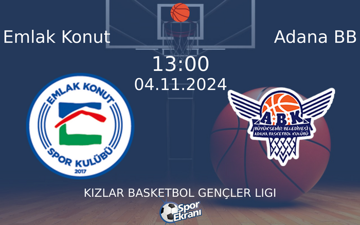 04 Kasım 2024 Emlak Konut vs Adana BB maçı Hangi Kanalda Saat Kaçta Yayınlanacak? 04 Kasım 2024 Emlak Konut vs Adana BB maçı Hangi Kanalda Saat Kaçta Yayınlanacak?
