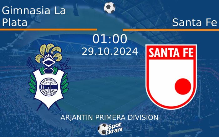 29 Ekim 2024 Gimnasia La Plata vs Santa Fe maçı Hangi Kanalda Saat Kaçta Yayınlanacak? 29 Ekim 2024 Gimnasia La Plata vs Santa Fe maçı Hangi Kanalda Saat Kaçta Yayınlanacak?