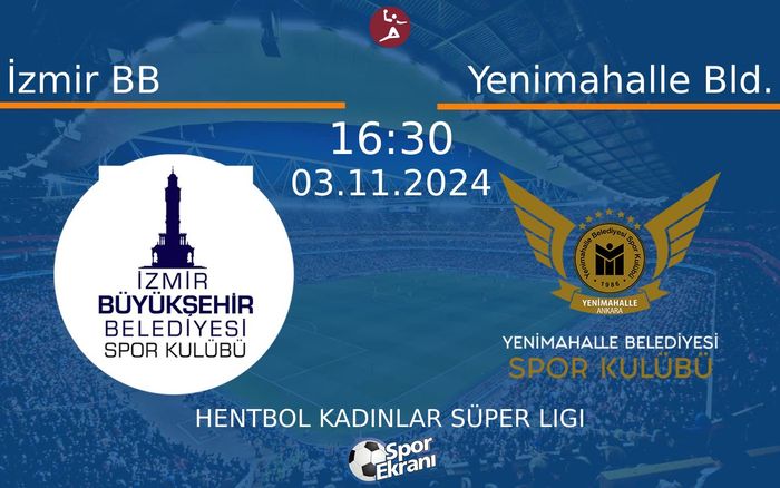 03 Kasım 2024 İzmir BB vs Yenimahalle Bld. maçı Hangi Kanalda Saat Kaçta Yayınlanacak? 03 Kasım 2024 İzmir BB vs Yenimahalle Bld. maçı Hangi Kanalda Saat Kaçta Yayınlanacak?