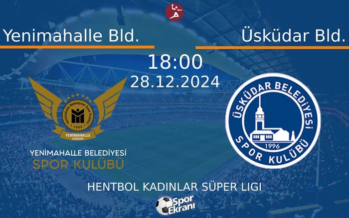 28 Aralık 2024 Yenimahalle Bld. vs Üsküdar Bld. maçı Hangi Kanalda Saat Kaçta Yayınlanacak? 28 Aralık 2024 Yenimahalle Bld. vs Üsküdar Bld. maçı Hangi Kanalda Saat Kaçta Yayınlanacak?
