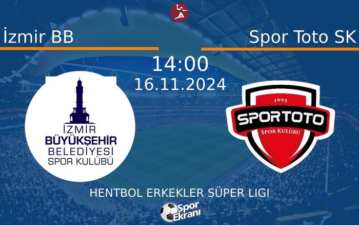 16 Kasım 2024 İzmir BB vs Spor Toto SK maçı Hangi Kanalda Saat Kaçta Yayınlanacak? 16 Kasım 2024 İzmir BB vs Spor Toto SK maçı Hangi Kanalda Saat Kaçta Yayınlanacak?