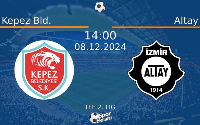 08 Aralık 2024 Kepez Bld. vs Altay maçı Hangi Kanalda Saat Kaçta Yayınlanacak? 08 Aralık 2024 Kepez Bld. vs Altay maçı Hangi Kanalda Saat Kaçta Yayınlanacak?