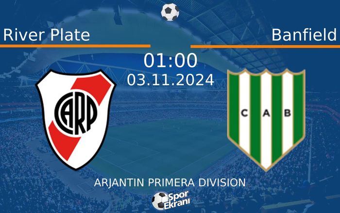 03 Kasım 2024 River Plate vs Banfield maçı Hangi Kanalda Saat Kaçta Yayınlanacak? 03 Kasım 2024 River Plate vs Banfield maçı Hangi Kanalda Saat Kaçta Yayınlanacak?