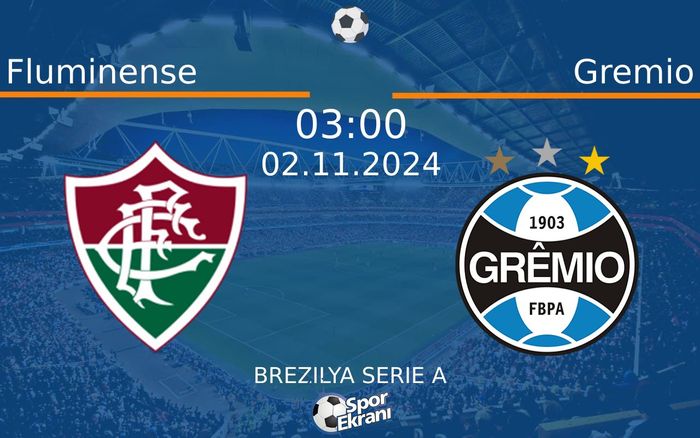02 Kasım 2024 Fluminense vs Gremio maçı Hangi Kanalda Saat Kaçta Yayınlanacak? 02 Kasım 2024 Fluminense vs Gremio maçı Hangi Kanalda Saat Kaçta Yayınlanacak?