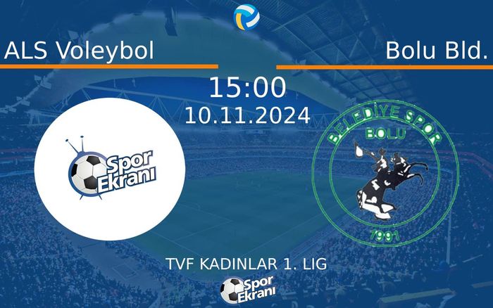 10 Kasım 2024 ALS Voleybol vs Bolu Bld. maçı Hangi Kanalda Saat Kaçta Yayınlanacak? 10 Kasım 2024 ALS Voleybol vs Bolu Bld. maçı Hangi Kanalda Saat Kaçta Yayınlanacak?