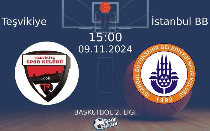 09 Kasım 2024 Teşvikiye vs İstanbul BB maçı Hangi Kanalda Saat Kaçta Yayınlanacak? 09 Kasım 2024 Teşvikiye vs İstanbul BB maçı Hangi Kanalda Saat Kaçta Yayınlanacak?