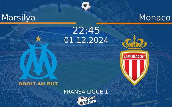 01 Aralık 2024 Marsilya vs Monaco maçı Hangi Kanalda Saat Kaçta Yayınlanacak? 01 Aralık 2024 Marsilya vs Monaco maçı Hangi Kanalda Saat Kaçta Yayınlanacak?