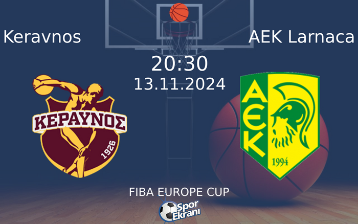 13 Kasım 2024 Keravnos vs AEK Larnaca maçı Hangi Kanalda Saat Kaçta Yayınlanacak?