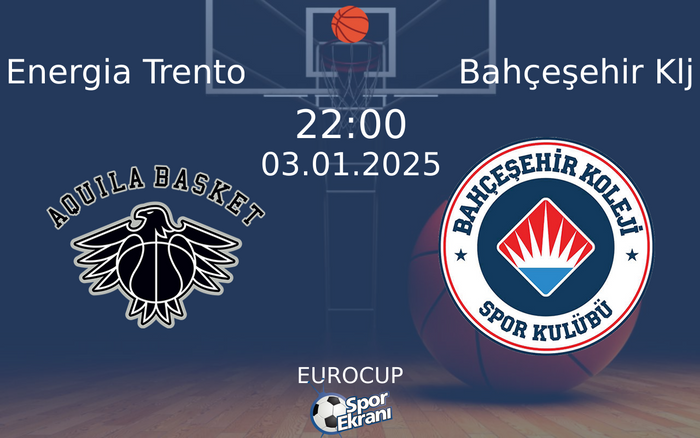 03 Ocak 2025 Energia Trento vs Bahçeşehir Klj maçı Hangi Kanalda Saat Kaçta Yayınlanacak? 03 Ocak 2025 Energia Trento vs Bahçeşehir Klj maçı Hangi Kanalda Saat Kaçta Yayınlanacak?