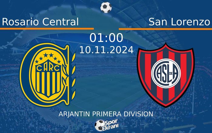 10 Kasım 2024 Rosario Central vs San Lorenzo maçı Hangi Kanalda Saat Kaçta Yayınlanacak? 10 Kasım 2024 Rosario Central vs San Lorenzo maçı Hangi Kanalda Saat Kaçta Yayınlanacak?