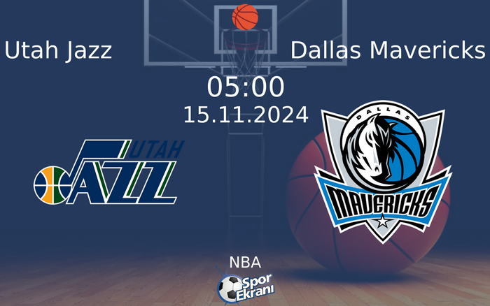 15 Kasım 2024 Utah Jazz vs Dallas Mavericks maçı Hangi Kanalda Saat Kaçta Yayınlanacak? 15 Kasım 2024 Utah Jazz vs Dallas Mavericks maçı Hangi Kanalda Saat Kaçta Yayınlanacak?