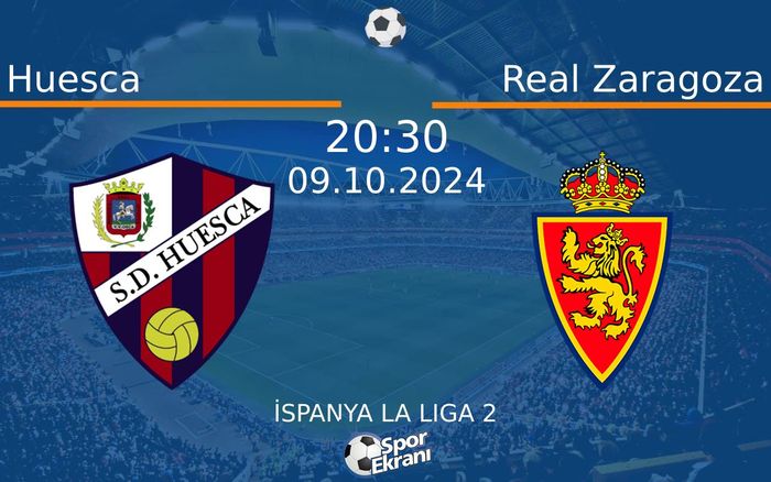 09 Ekim 2024 Huesca vs Real Zaragoza maçı Hangi Kanalda Saat Kaçta Yayınlanacak? 09 Ekim 2024 Huesca vs Real Zaragoza maçı Hangi Kanalda Saat Kaçta Yayınlanacak?