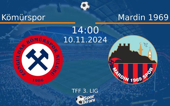 10 Kasım 2024 Kömürspor vs Mardin 1969 maçı Hangi Kanalda Saat Kaçta Yayınlanacak? 10 Kasım 2024 Kömürspor vs Mardin 1969 maçı Hangi Kanalda Saat Kaçta Yayınlanacak?