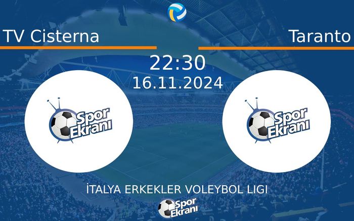 16 Kasım 2024 TV Cisterna vs Taranto maçı Hangi Kanalda Saat Kaçta Yayınlanacak? 16 Kasım 2024 TV Cisterna vs Taranto maçı Hangi Kanalda Saat Kaçta Yayınlanacak?